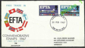 Інші країни Другие страны ^/--/^ Великобритания 1967 Европа ЕФТА транспорт 2 /--/ м.КПД ^_^^^ Велика Британія 1967 Європа ЄФТА транспорт 2 /--/ м. ККД - фото фото фото
