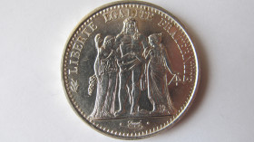 Франція Франция ^/--/^ 10 франків 1966 рік  Франція, Геркулес і музи ^_^^^ 10 франков 1966 год Франция, Геркулес и музы - фото фото фото