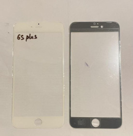 Сенсорні екрани і Дисплеї Сенсорные экраны и Дисплеи ^/--/^ Apple iphone 6 /--/ s plus стекло для ремонта дисплея без рамки белый, без ОСА пленки ^_^^^ Apple iphone 6 /--/ s plus скло для ремонту дисплея без рамки білий, без ОСА плівки - фото фото фото