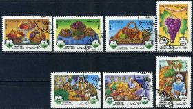Флора Флора ^/--/^ Афганистан. Фрукты (серия) 1988 г. ^_^^^ Афганістан. Фрукти (серія) 1988 - фото фото фото