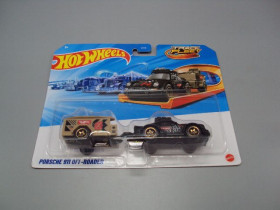 Hot Wheels Hot Wheels ^/--/^ Машинка модель Hot Wheels Porsche 911 Off-Roader с прицепом трейлер 2024 Malaysia №18740 /--/ с ^_^^^ Машинка модель Hot Wheels Porsche 911 Off-Roader з причепом трейлер 2024 Malaysia No /--/ 18740 /--/ с - фото фото фото