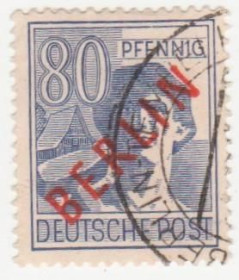 Інше Другое ^/--/^ Германия ( Берлин )  1949 г..№ 32 гашеная ^_^^^ Німеччина (Берлін) 1949 р. No 32 гашена - фото фото фото