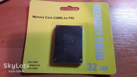 Інші комплектуючі Другие комплектующие ^/--/^ Карта памяти 32 /--/ Mb Memory card для приставки Sony Playstation 2 ^_^^^ Карта пам'яті 32 /--/ Mb Memory card для приставки Sony Playstation 2 - фото фото фото