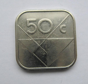 Аруба Аруба ^/--/^ 50 центів = 2018 р. =  АРУБА ^_^^^ 50 центов = 2018 г. = АРУБА - фото фото фото