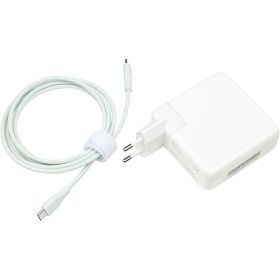 Адаптери живлення Адаптеры питания ^/--/^ Блок питания для ноутбуков PowerPlant APPLE 220 /--/ V, 20 /--/ V 87 /--/ W 3 /--/ A (USB-C) - фото фото фото