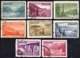 СРСР - СССР - ^/--/^ СРСР 1959 - Краєвиди СРСР  (Г) ^_^^^ СССР 1959 — Красивые виды СССР (Гб) - фото фото фото