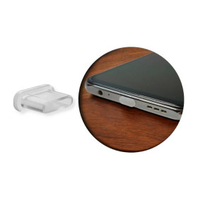 Навушники Наушники ^/--/^ Заглушка USB Type-C захисна силіконова кришка від пилу вологи бруду для телефонів гаджетів біла напі ^_^^^ Заглушка USB Type-C защитная силиконовая крышка от пыли влаги грязи для телефонов гаджетов белая напи - фото фото фото