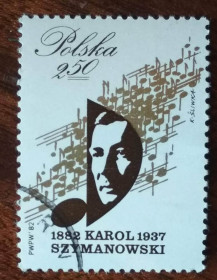 Польща Польша ^/--/^ Польша 100 лет рождения Кароля Шимановского 1982 ^_^^^ Польща 100 років народження Кароля Шимановського 1982 - фото фото фото