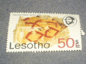 Лесото Лесото ^/--/^ Лесото-1980 г.-Наскальные рисунки ^_^^^ Лесото-1980 р.-Наскальні малюнки - фото фото фото