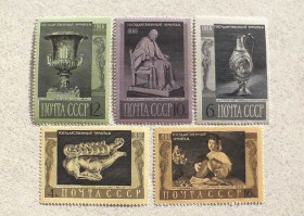 СРСР - СССР - ^/--/^ Серія поштових марок СРСР &amp;quot; Державний Ермітаж &amp;quot; 1966 рік ** ^_^^^ Серия почтовых марок СССР &amp;quot; Государственный Эрмитаж &amp;quot; 1966 год ** - фото фото фото