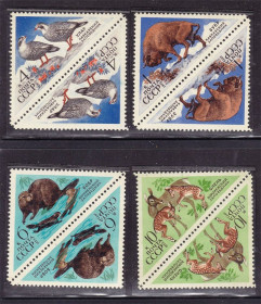 СРСР - СССР - ^/--/^ СССР  1973 г  MNH  - фауна - тет-беш ^_^^^ СРСР 1973 MNH - фауна - тет-беш - фото фото фото