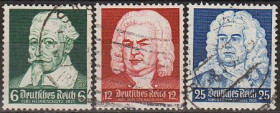 Третій Рейх (-) Третий Рейх (-) ^/--/^ 1935 - Рейх - Композитори Mi.573-75  _3.0 € ^_^^^ 1935 - Рейх - Композиторы Mi.573-75 _3.0 € - фото фото фото