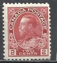 Північна Америка Северная Америка ^/--/^ Канада 1911-22 король Георг V стандарт 1 /--/ м. - фото фото фото