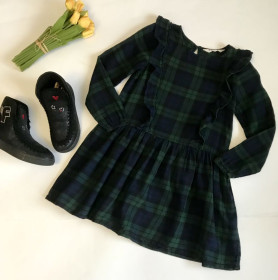 Сукні, туніки Платья, туники ^/--/^ Сукня Клітка/Шотландка. H&amp;M. Байка. 7/8 років. Ріст 128 см ^_^^^ Платье Клетка/Шотландка. H&amp;M. Байка. 7/8 лет. Рост 128 см - фото фото фото