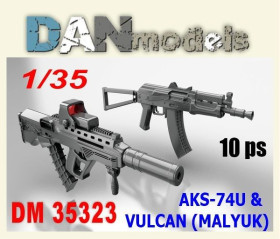 Інше Другое ^/--/^ Danmodel 35323 - автомат Vulcan-Malyuk та AKS-74 /--/ U .друк 3 /--/ д. набір 10 шт. 1/35 ^_^^^ Danmodel 35323 - автомат Vulcan-Malyuk и AKS-74 /--/ U.печать 3 /--/ д. набор 10 шт. 1/35 - фото фото фото