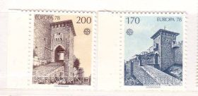 Малі Держави Європи Малые Государства Европы ^/--/^ ZM Сан Марино 1978 г MNH - - искусство ^_^^^ ZM Сан Марино 1978 р MNH - мистецтво - фото фото фото