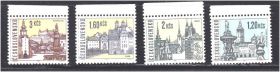 Чехословаччина Чехословакия ^/--/^ Чехословакия 1965 г MNH   архитектура ^_^^^ Чехословаччина 1965 р MNH - архітектура - фото фото фото