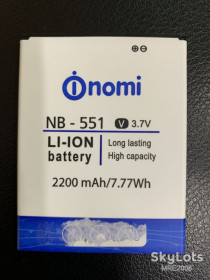 Акумулятори Аккумуляторы ^/--/^ SALE АКБ NB-551 Nomi i /--/ 551 2200 mAh AAAA ^_^^^ SALE АКБ NB-551 Nomi i /--/ 551 2200 mAh AAA - фото фото фото