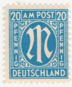 НДР, ФРН ГДР, ФРГ ^/--/^ Германия British American Zone 1945 - 1949 г. № 11 * ^_^^^ Німеччина British American Zone 1945 — 1949 р. No 11 - фото фото фото
