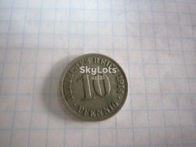 Німецька імперія (-) Германская империя (-) ^/--/^ ГЕРМАНИЯ. 10 ПФЕНИНГОВ 1914 Г ^_^^^ Німеччина. 10 ПФЕНІНГОВ 1914 Г - фото фото фото