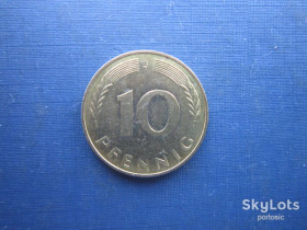 НДР, ФРН ГДР, ФРГ ^/--/^ Монета 10 пфенігів Німеччина ФРН 1979 J ^_^^^ Монета 10 пфеннигов Германия ФРГ 1979 J - фото фото фото