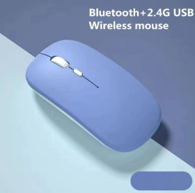 Миші Мыши ^/--/^ Беспроводная USB-мышь MACARON Bluetooth 5.0+2.4 /--/ G бесшумная, НОВАЯ! ^_^^^ Бездротова USB-мишка MACARON Bluetooth 5.0+2.4 /--/ G безшумна, Нова! - фото фото фото