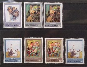 Мистецтво Искусство ^/--/^ Новая Зеландия 1973 г - Искусство. Картины Фрэнсис Ходжкинс, негаш ^_^^^ Нова Зеландія 1973 - Мистецтво. Картини Френсіс Ходжкінс, негаш - фото фото фото