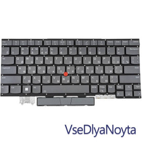 Клавіатури Клавиатуры ^/--/^ Клавиатура для ноутбука LENOVO (ThinkPad: X /--/ 1 Yoga 6 /--/ th Gen) rus, storm grey, подсветка клавиш, без фр ^_^^^ Клавіатура для ноутбука LENOVO (ThinkPad: X /--/ 1 Yoga 6 /--/ th Gen) rus, storm grey, підсвічування клавіш, без фр - фото фото фото