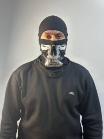 Інше Другое ^/--/^ Бафф - балаклава трикотаж с принтом скилет 2 ^_^^^ Бафф - балаклава трикотаж з принтом скілет 2 - фото фото фото