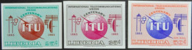 Інше Другое ^/--/^ Либерия Космос Телекоммуникации UIT ITU 1965 ^_^^^ Ліберія Космос Телекомунікації UIT ITU 1965 - фото фото фото