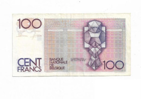 Бенілюкс Бенилюкс ^/--/^ Бельгия 100 франков 1982 - 1994 Dasin &amp;amp; Godeaux нечастая подпись ^_^^^ Бельгія 100 франків 1982 - 1994 Dasin &amp;amp; Godeaux нечастий підпис - фото фото фото