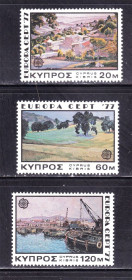 Малі Держави Європи Малые Государства Европы ^/--/^ Кипр  1977 г  MNH  - ЕВРОПА  СЕПТ /  EUROPA  CEPT - искусство ^_^^^ Кіпр 1977 MNH - ЄВРОПА СЕПТ / EUROPA CEPT - мистецтво - фото фото фото