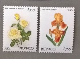 Флора Флора ^/--/^ Монако Флора Цветы 1990 ^_^^^ Монако Флора Квіти 1990 - фото фото фото