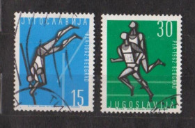 Спорт Спорт ^/--/^ СПОРТ  1962 г.  ЮГОСЛАВИЯ  гаш.  ^_^^^ СПОРТ 1962 р. ЮГОСЛАВІЯ гаш. - фото фото фото