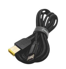 Кабелі та перехідники Кабели и переходники ^/--/^ Lenovo PD кабель Type-C to USB Pin Square для зарядки ноутбука 100 /--/ W ^_^^^ Type-C to USB Pin Square для зарядки ноутбука Lenovo 100 /--/ W - фото фото фото