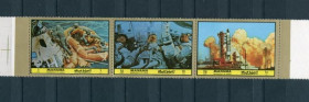 Освоєння космосу Освоение космоса ^/--/^ Манама Manama  Space 1972 Mi 1070-1070 /--/ A MNH БЫЛА СЛОЖЕНА ^_^^^ Манама Manama Space 1972 Mi 1070-1070 /--/ A MNH була складена - фото фото фото