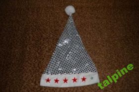 Інше Другое ^/--/^ ! 1 Новогодняя шапка Санты *Серебро* Santa Claus ^_^^^ ! 1 Новорічна шапка Санти * Срібло* Santa Claus - фото фото фото