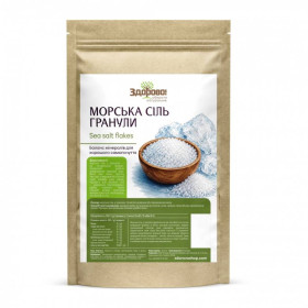 Крупи Крупы ^/--/^ Морская соль гранулы 500 г Здорово ^_^^^ Морська сіль гранули 500 г Здорово - фото фото фото