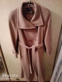 Пальто Пальто ^/--/^ Пальто женское бежевое,разм.46-48. ELVI.ДЕШЕВО. ^_^^^ Пальто жіноче бежеве, розм.46-48. ELVI.ДЕШЕВО. - фото фото фото
