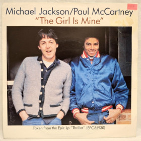 Платівки Пластинки ^/--/^ Michael Jackson &amp; Paul McCartney - The Girl Is Mine - 1982.  (EP). 7. Vinyl. Пластинка. Holland. ^_^^^ Michael Jackson &amp; Paul McCartney - The Girl Is Mine - 1982. 7. Vinyl. Пластинка. Holland. - фото фото фото
