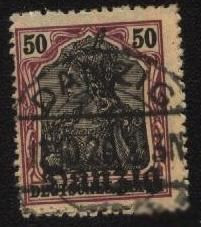 Веймарська республіка Веймарская республика ^/--/^ Германия Danzig 1920 г.№ 7 гашеная ^_^^^ Німеччина Danzig 1920 р. No 7 гашена - фото фото фото