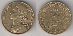 Франція Франция ^/--/^ франция  5 сантимов  1996 г. ^_^^^ Франція 5 сантимів 1996 - фото фото фото