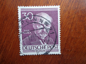 НДР, ФРН ГДР, ФРГ ^/--/^ Западный Берлин /Германия/, 1952, личности, гаш., Михель №99 КЦ 10 /--/ евро ^_^^^ Західний Берлін / Німеччина /, 1952, особистості, гаш., Міхель No /--/ 99 КЦ 10 /--/ евро - фото фото фото