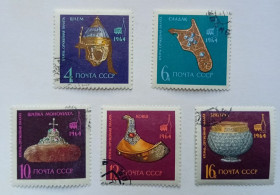 СРСР - СССР - ^/--/^ СССР 1964 Оружейная палата, гашеные (I) ^_^^^ СРСР 1964 Збройова палата, гашені (I) - фото фото фото