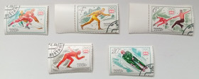 СРСР - СССР - ^/--/^ СССР 1976 Зимние Олимпийские игры, Инсбрук, спорт, гашеные ^_^^^ СРСР 1976 Зимові Олімпійські ігри, Інсбрук, спорт, гашені - фото фото фото