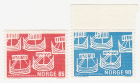 Скандинавія Скандинавия ^/--/^ Норвегия 1969 г.№ 595‑596 ** серия ^_^^^ Норвегія 1969 р. No 595-596 ** серія - фото фото фото
