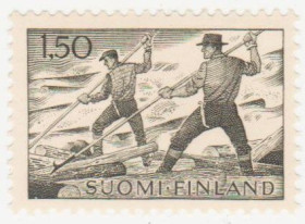 Скандинавія Скандинавия ^/--/^ Финляндия 1963 г. № 589 ** ^_^^^ Фінляндія 1963 No 589 ** - фото фото фото
