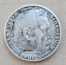 Германія (-) Германия (-) ^/--/^ Германия - Третий рейх 5 рейхсмарок, 1935 /--/ г, &amp;quot;D&amp;quot; - Мюнхен, серебро ^_^^^ Німеччина - Третій рейх 5 рейхсмарок, 1935 /--/ р, &amp;quot;D&amp;quot; - Мюнхен, срібло - фото фото фото