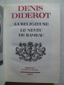 Видання - р. Издания - гг. ^/--/^ DENIS  DIDEROT.  LA RELIGIEUSE LE NEVEU DE RAMEAU.Дидро Д.МОНАХИНЯ.ПЛЕМЯННИК РАМО.На французском. ^_^^^ DENIS DIDEROT LA RELIGIEUSE LE NEVEU DE RAMEAU. Дідро Д. Монахіна. На французькому. - фото фото фото