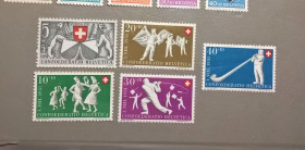 Мистецтво Искусство ^/--/^ Швейцария Герб Искусство 1951 ^_^^^ Швейцарія Мистецтво 1951 - фото фото фото